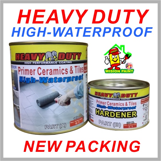 1L HD EPOXY PRIMER Sealer Undercoat Paint Heavy Duty DIY Waterproof Cement Ceramic Tiles