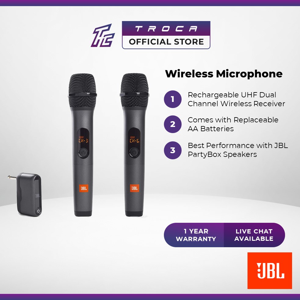 JBL Wireless Microphone Set Wireless Microphone System, Pro Sound