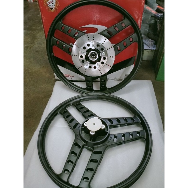 ready stock Malaysia sport rim mbx 366 ar80 matt black racing boy rcb