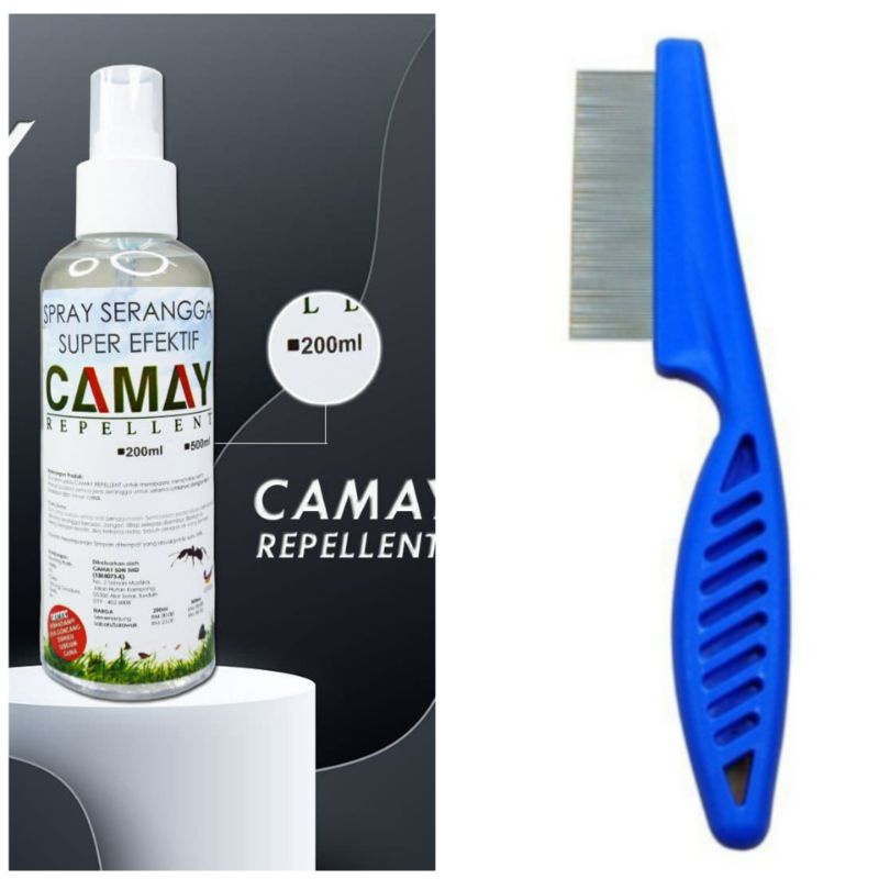 CAMAY REPELLENT *Spray Serangga Organik PEPIJAT, KUTU RAMBUT & KUCING