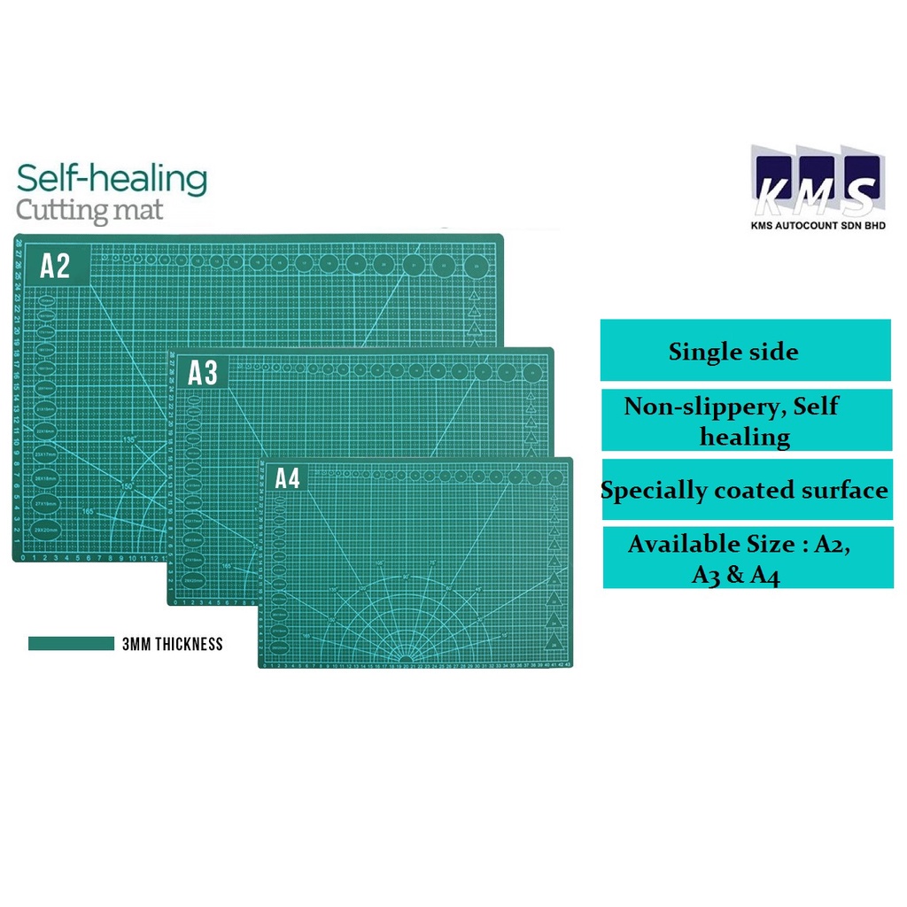 PVC ASTAR APLUS Cutting Mat Self Healing A4/A3/A2 3MM Shopee Malaysia