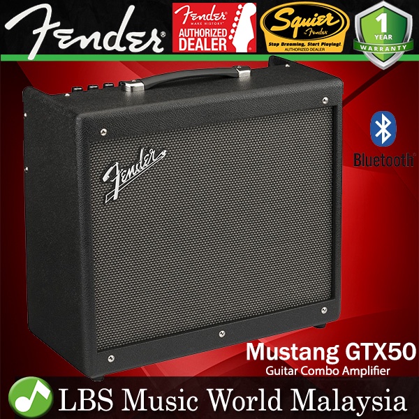 Fender Mustang GTX50 50 Watt Electric Guitar Combo Speaker Amplifier