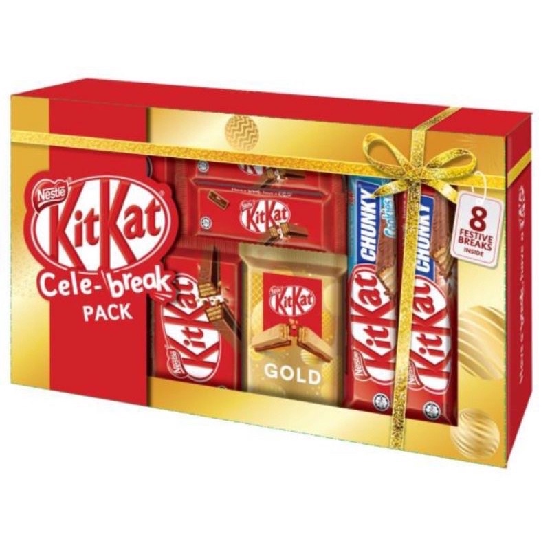 Nestle Kitkat celebreak pack box Shopee Malaysia