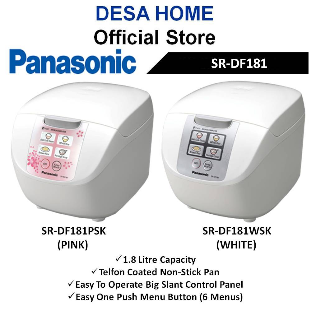 PANASONIC SRDF181 1.8L JAR RICE SRDF181 SRDF181PSK / SR