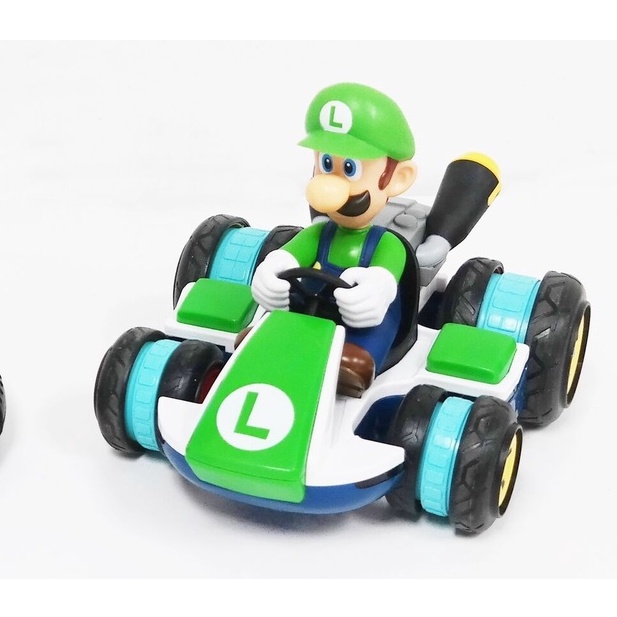 SUPER MARIO KART LUIGI DELUXE FOUR WAY 1/18 REMOTE CONTROL CAR RACING