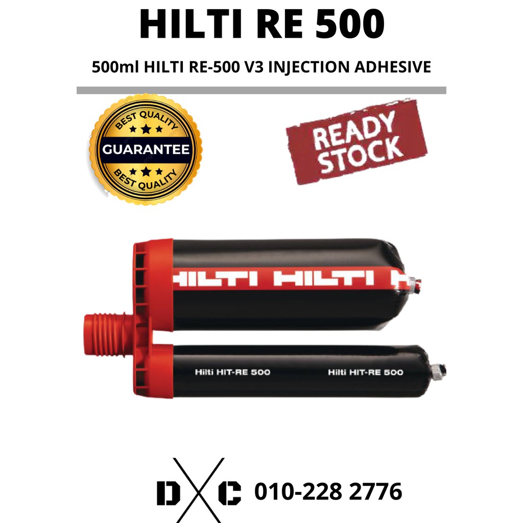Hilti HIT-RE 500-V3 Injectable Epoxy Mortar With Dispenser,, 49% OFF