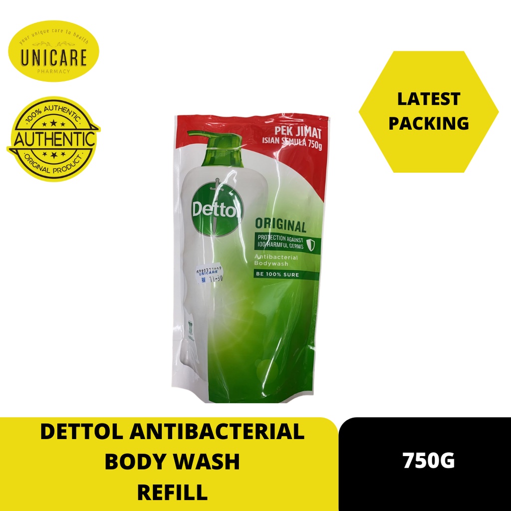 DETTOL ANTIBACTERIAL BODY WASH REFILL 750G Shopee Malaysia