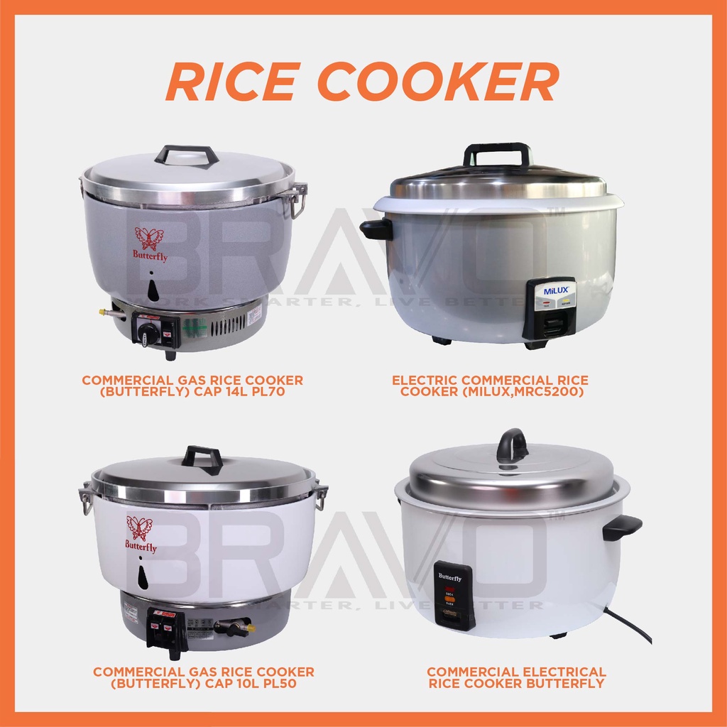 Commercial Electric Rice Cooker Gas Rice Cooker Big Capacity Periuk