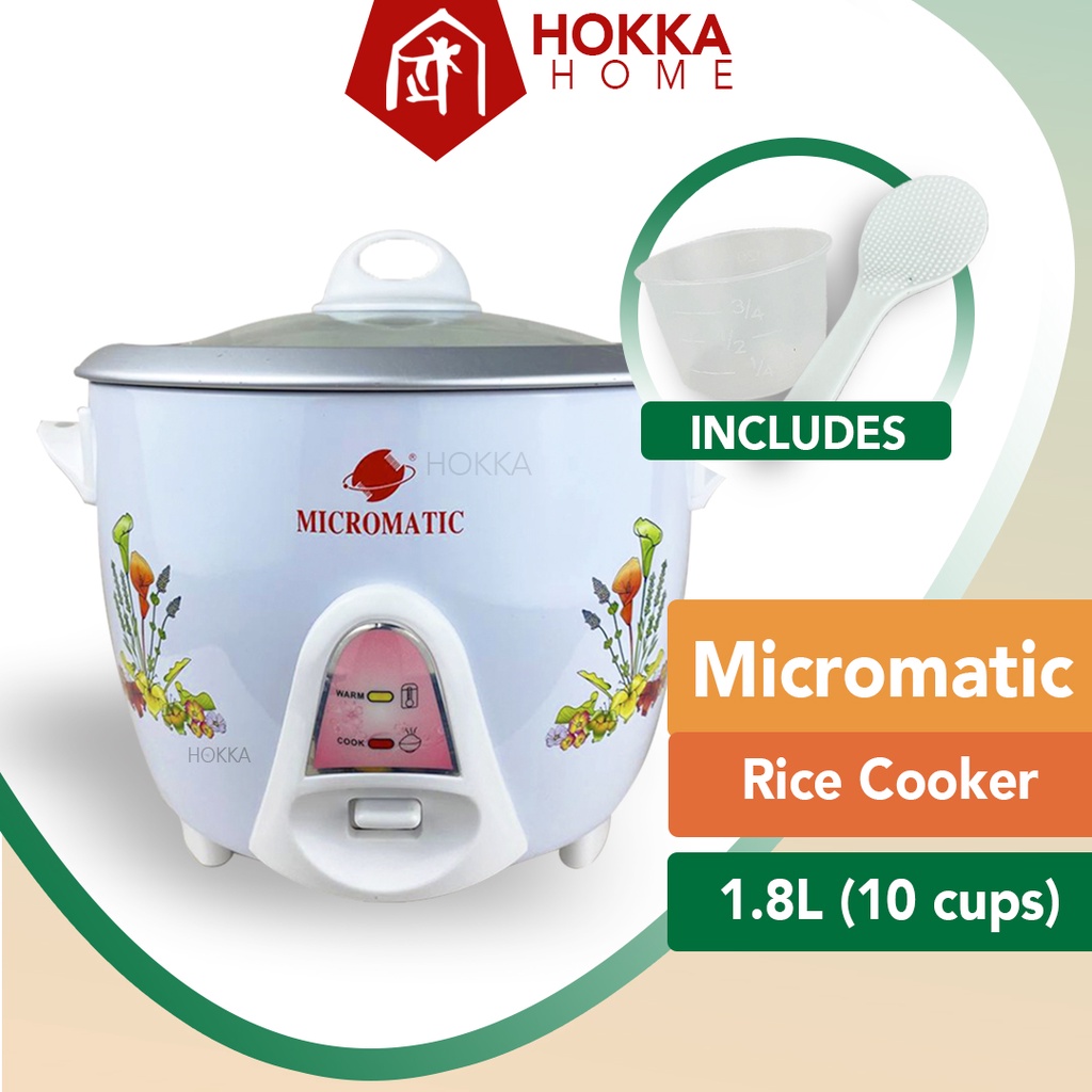 Micromatic Rice Cooker 10 Cups 1.8L Shopee Malaysia