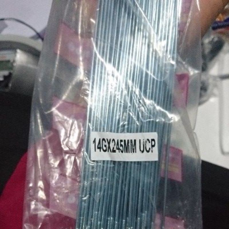 Spoke Spoke Spokes 14G x 24 Bikes 24 Pure ETRTO 507. Chrome. 1 Piece Of