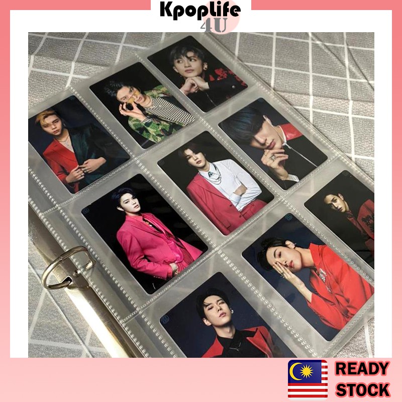 Photocard Binder Photocard Sleeve A4 Idol photocards Lomo Card Game