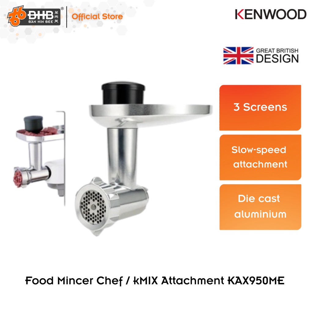 Kenwood KAX950ME Chef / kMIX Stand Mixer Attachment Food Mincer / Meat