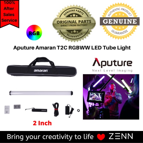 Aputure Amaran T2C / T4C RGBWW LED Tube Light Stick for Commercial
