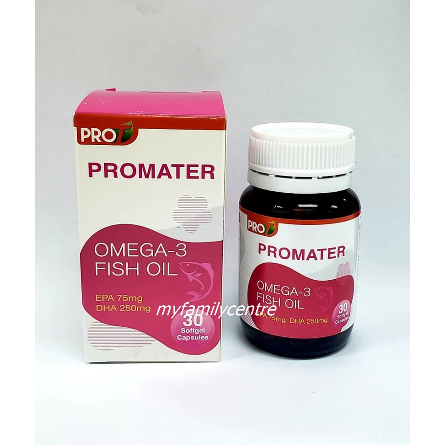 PROMATER OMEGA3 FISH OIL 30'S for Pregnant, Breastfeeding Women And