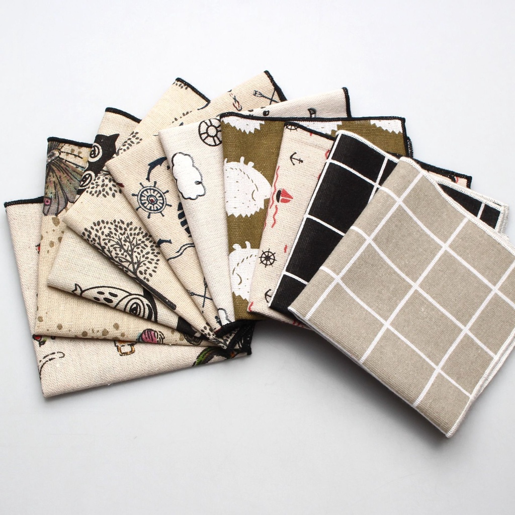 Men's Handkerchief Breast Scarf Clothing Accessories Casual Printed