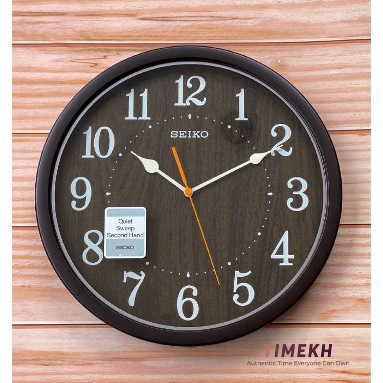 (Clearance) 100 Original Seiko Quiet Sweep Movement Wall Clock QXA718B