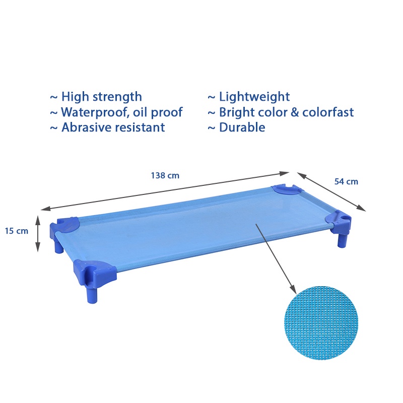 Kids Kindergarten Stackable Bed Mesh Bed Baby Bed Portable Daycare Bed