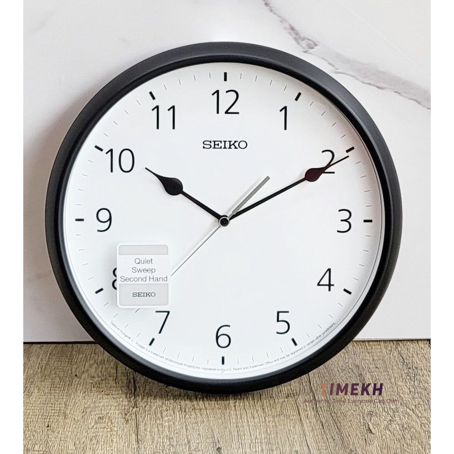 100 Original SEIKO Quiet Sweep Movement Wall Clock QXA796K Shopee