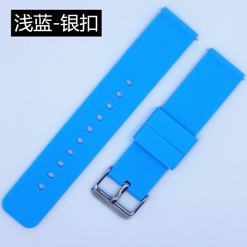 soft silicone watch bracelet 16 18 20 22 24mm quick release watch band