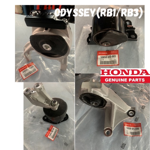 ORIGINAL ENGINE MOUNTING SET (4pcs) HONDA ODYSSEY (RB1-RB3) 2003"-2008