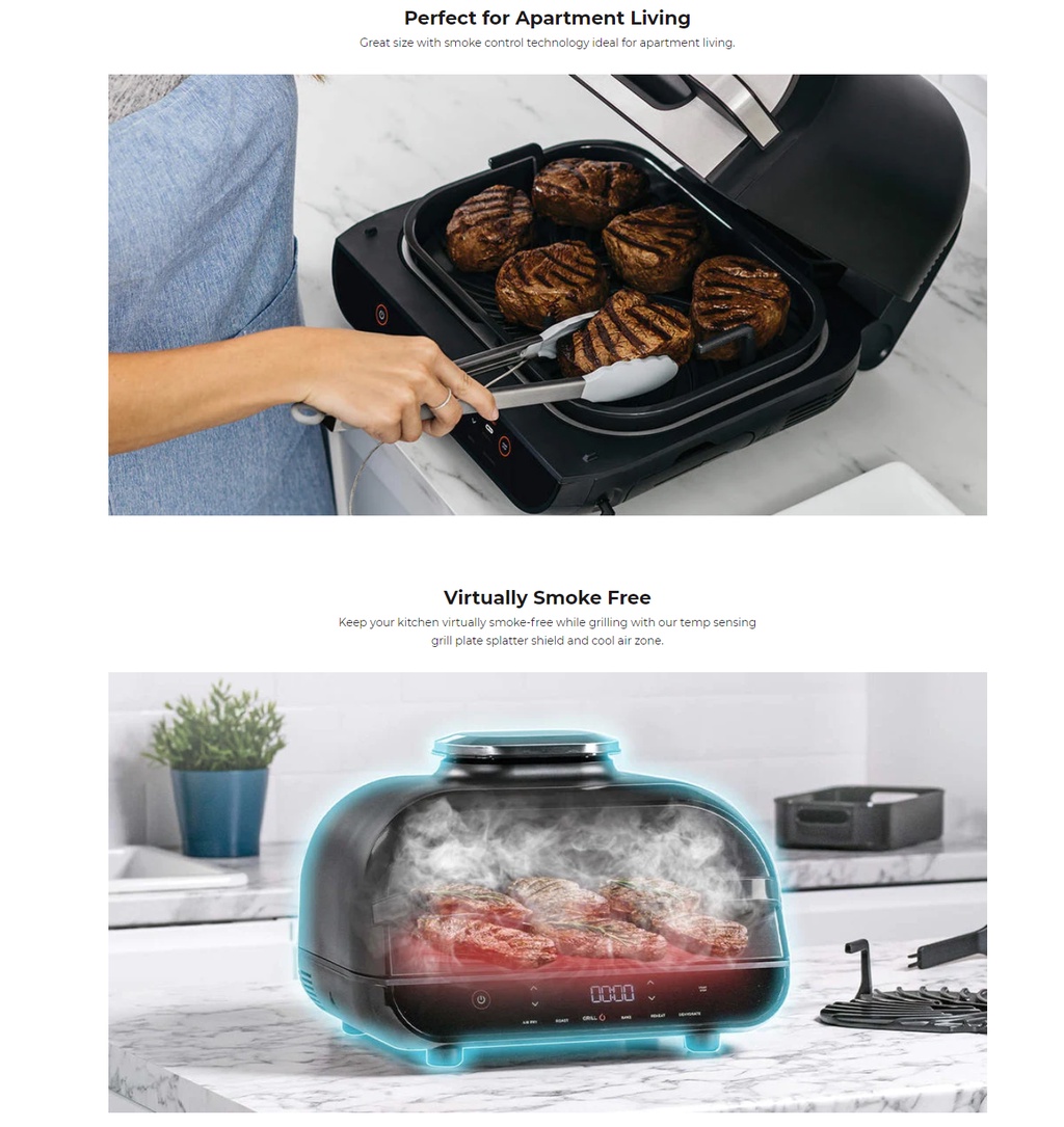 Ninja Foodi Smart XL Grill & Air Fryer (1760W) AG551 ESH Shopee