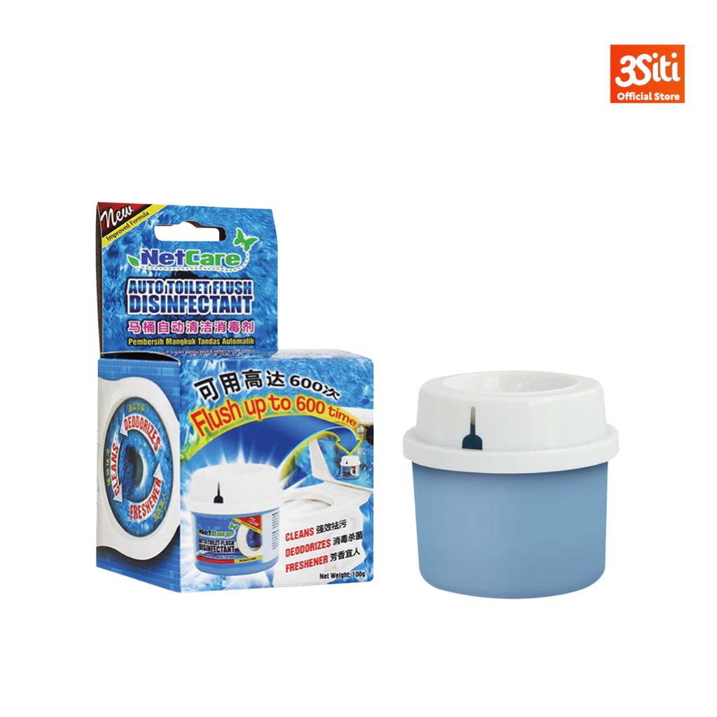 [3SITI] Automatic toilet flush bowl stain remover blue detergent