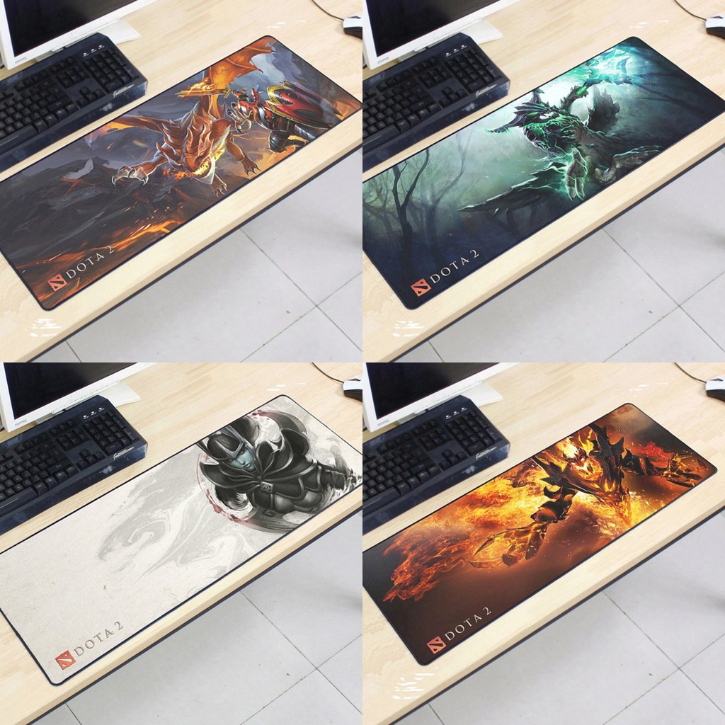 Dota 2 Gaming Mat Nonslip Anti Fray Stitching Mouse Pad Shopee Malaysia