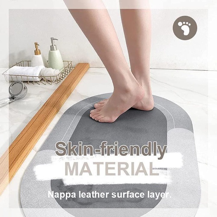 Super Absorbent Floor Mat, Napa Skin Super Absorbent Bath Mat Quick Dry