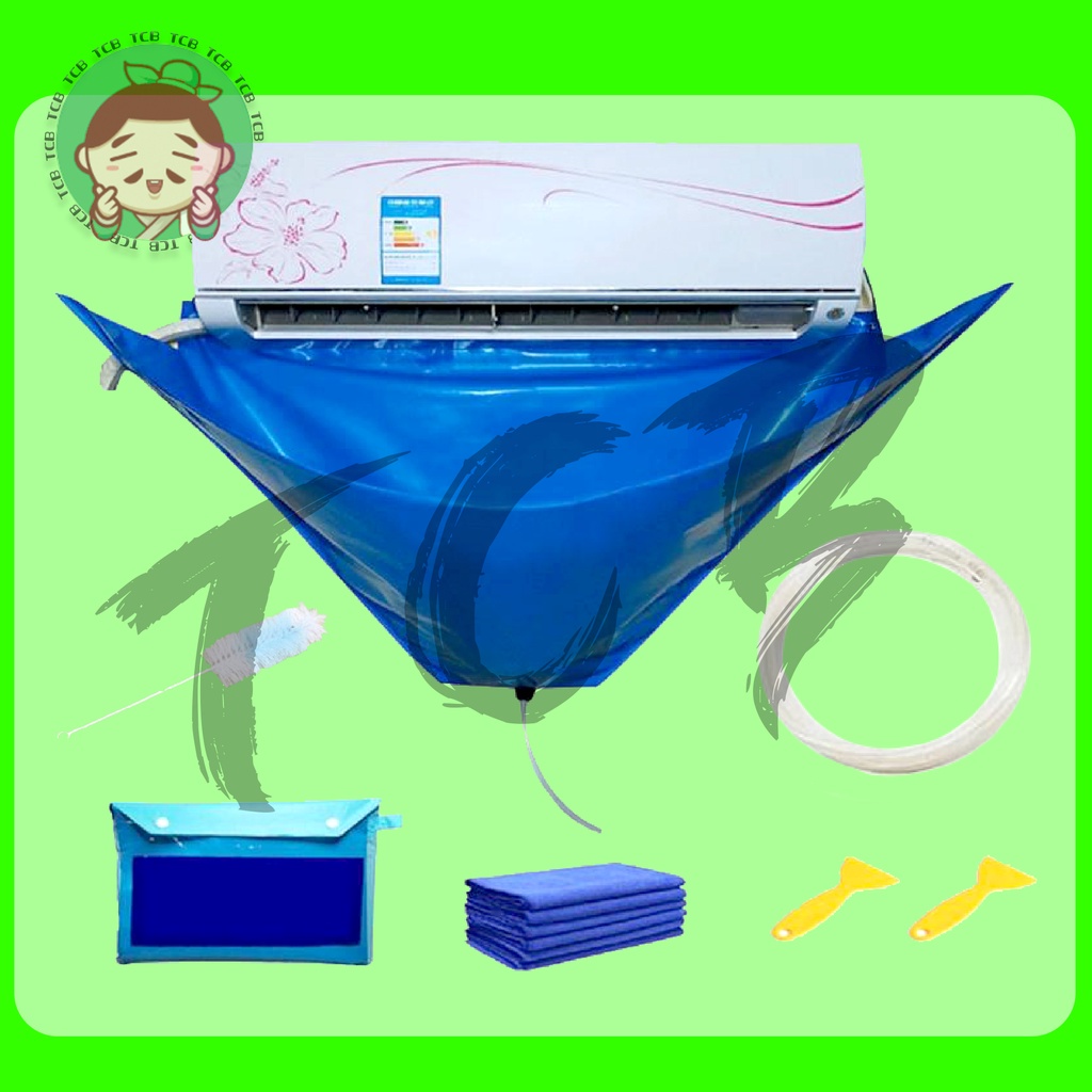 [READY STOCK] WallMounted Air Conditioner Protective Cleaning Cover For 1.0hp1.5hp only