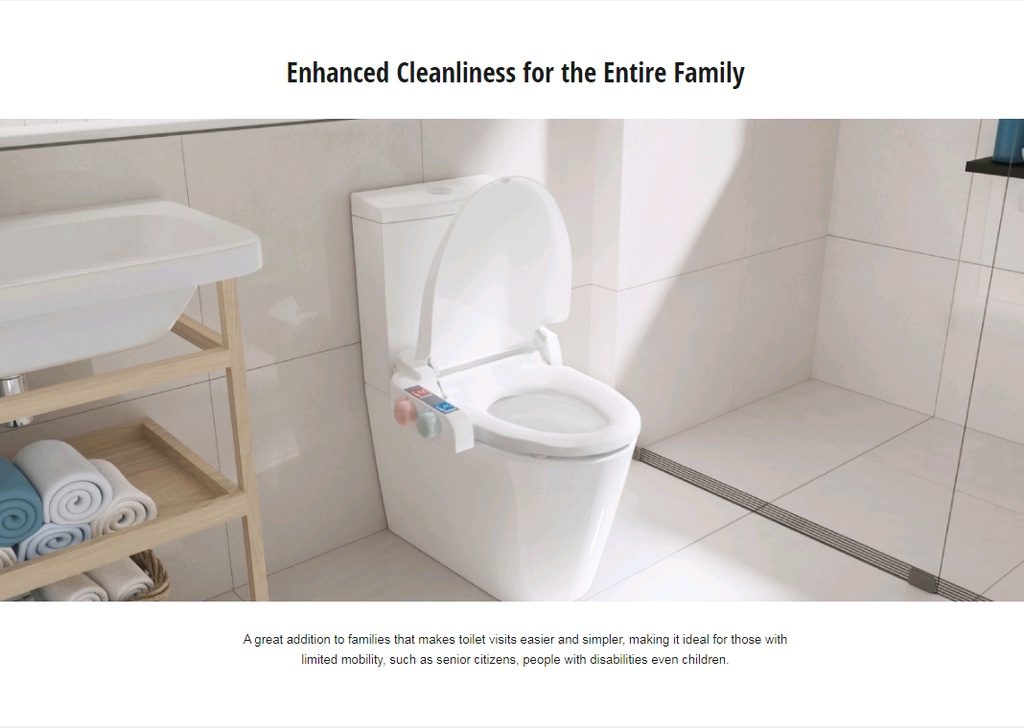 PANASONIC DLAR15RWM/AR15DWM BIDET Hygienic EzyClean Bidet Toilet covers seats /DLEH10SEW/DL