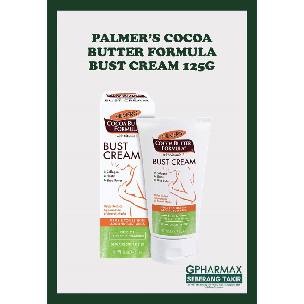 PALMER’S COCOA BUTTER FORMULA BUST CREAM 125G Shopee Malaysia