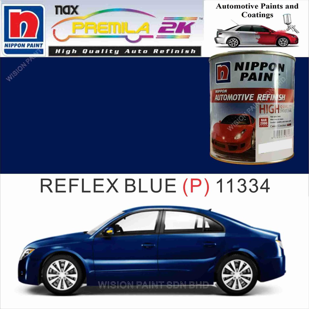 CAR PAINT / REFLEX BLUE (P) 11334 ( 1L ) NIPPON AUTOMOTIVE REFINISH