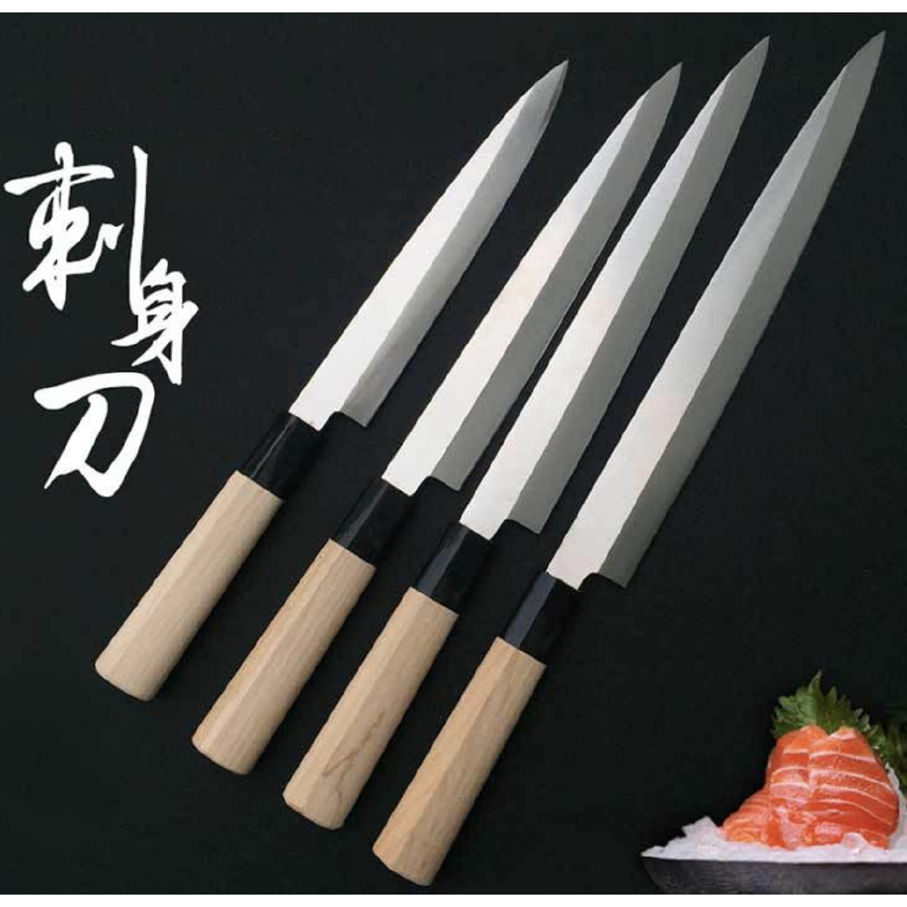 11 Inches Japanese Single Bevel Sashimi Knife 3.5mm Thick 4CR14