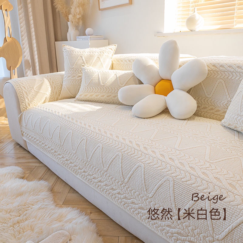Pure cotton sofa cover sofa cushion European universal sofa towel cover