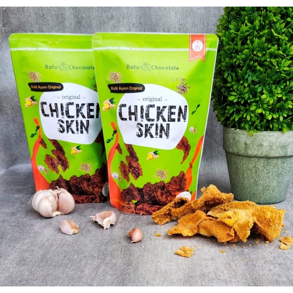 Crispy Chicken Skin Chips Many Variants Of Flavors Savory