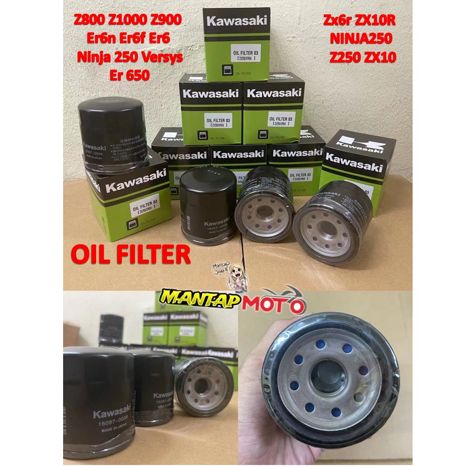 Oil Filter Z800 Z1000 Z900 Er6n Er6f Er6 Ninja 250 Versys Er 650 Zx6r
