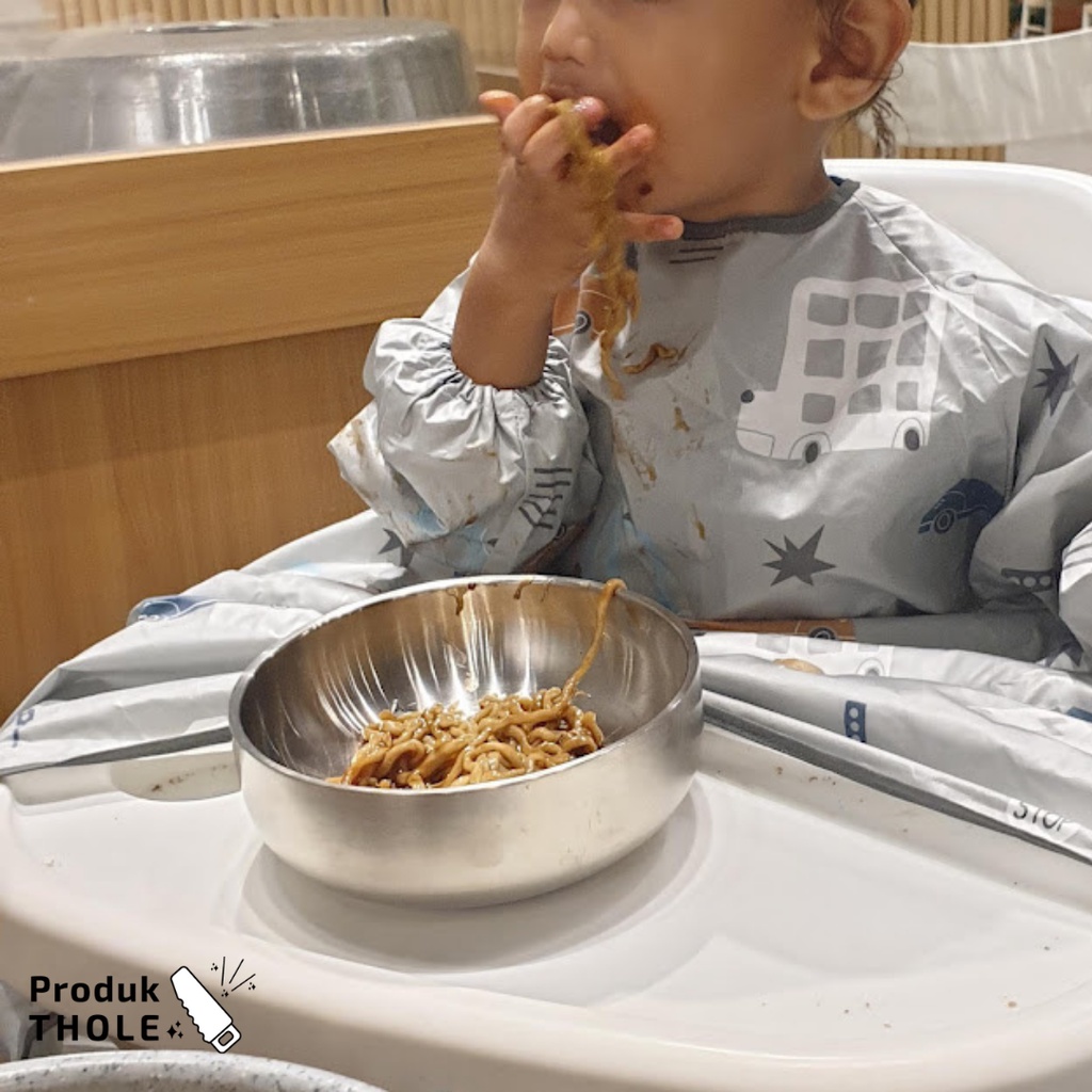 Birawa stainless steel Children's Dinner Bowls And Plates, suction