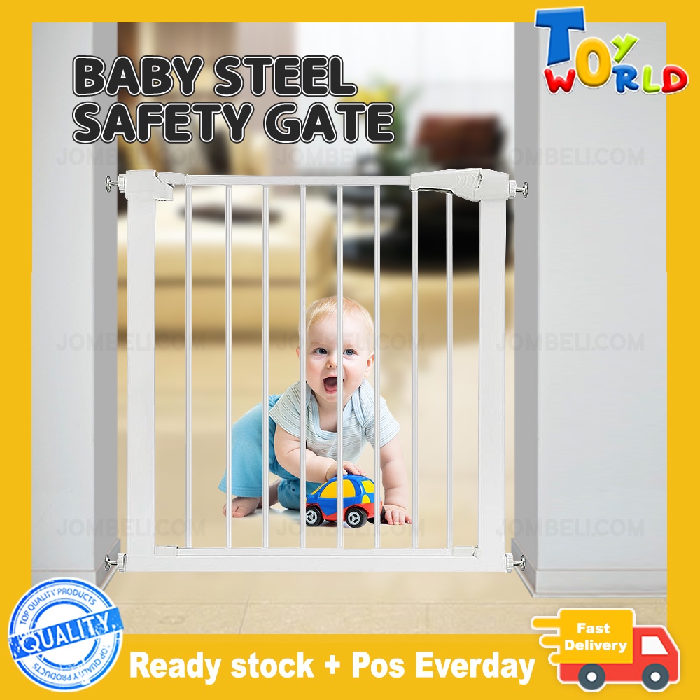 Children Steel Safety gate BABY STEEL SAFETY GATE AutoClose One Handed