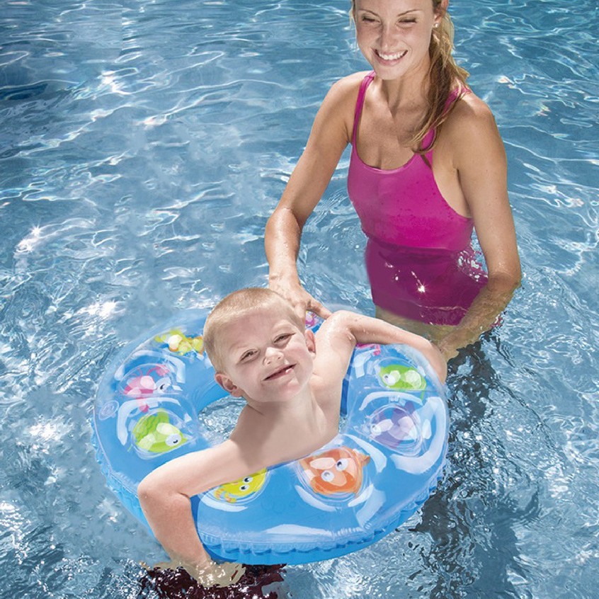 Bestway Swimming Floats For Kids To Bathe, Colorful Swimming Pool Baths