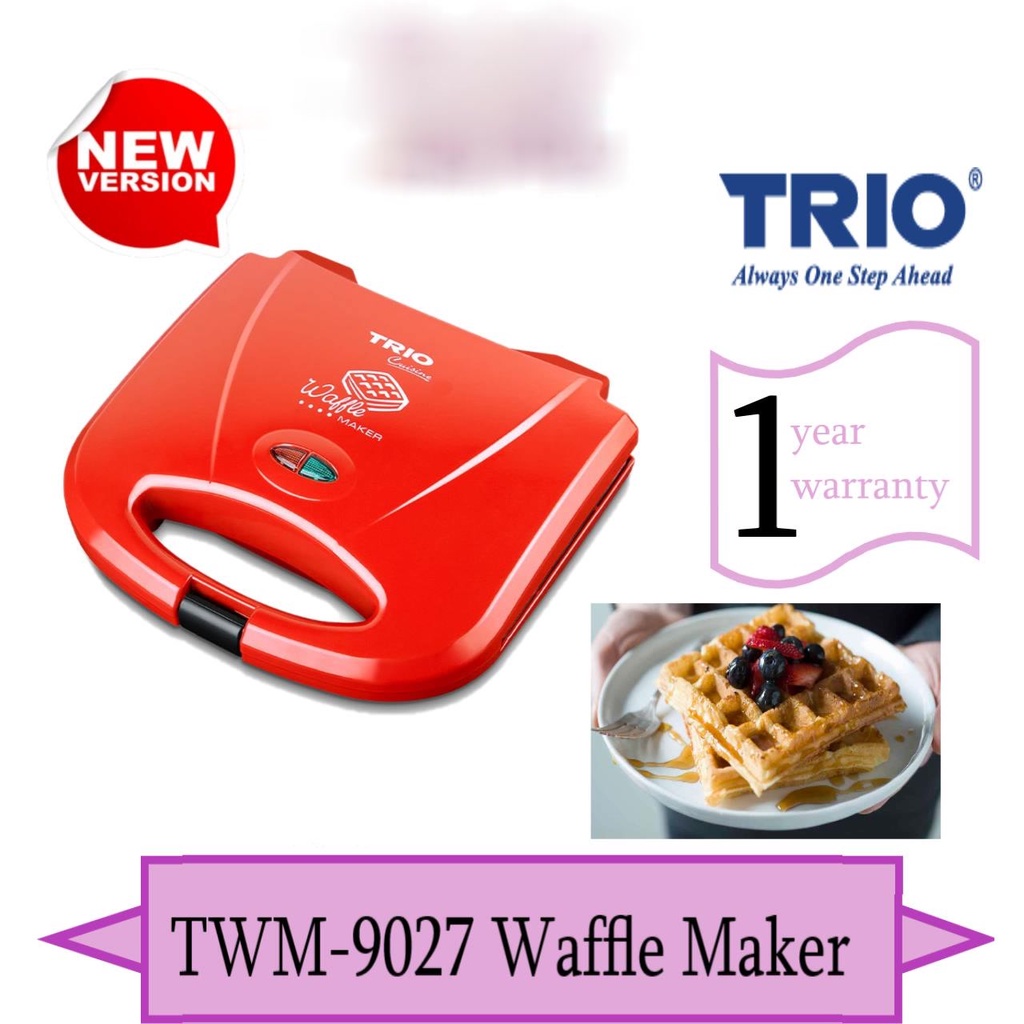 [BUBBLE WRAP] TRIO WAFFLE MAKER TWM9017 TWM9027 2 PCS NON STICK