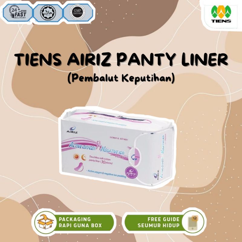(PEMBALUT) Herbal Airiz Pantyliner Sanitary Napkins Treatment of