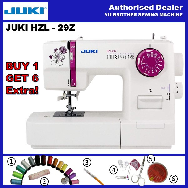 JUKI HZL29Z PORTABLE SEWING MACHINE ( EASY TO USE ) READY STOCK