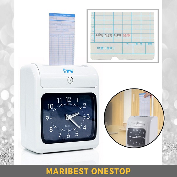 Employee Punch Card Machine Attendance Machine Time Recorder Machine