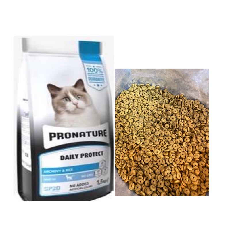 REPACK Pronature Daily Protect Adult (Anchovy & Rice) Cat Food 1kg