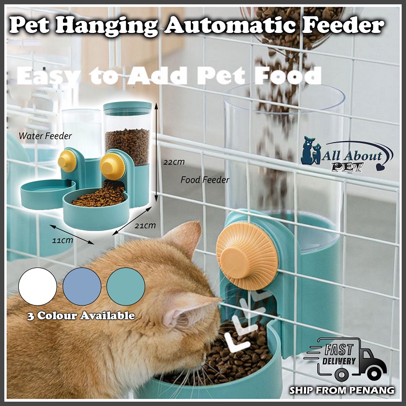 Cat Hanging Bowl Automatic Water Dispenser Feeder Dog Water Dispenser