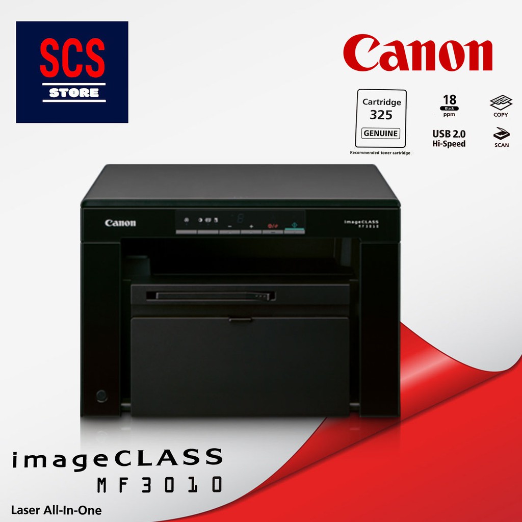 Canon MF3010 imageCLASS AllInOne Monochrome Laser Printer Home Office