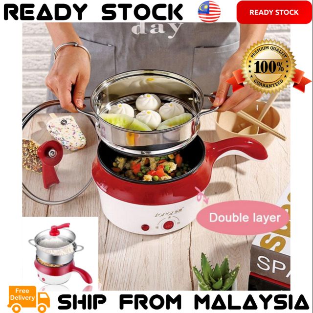 Lopol Electric Multi Purpose Mini Rice Cooker NonStick Ceramic/Marble