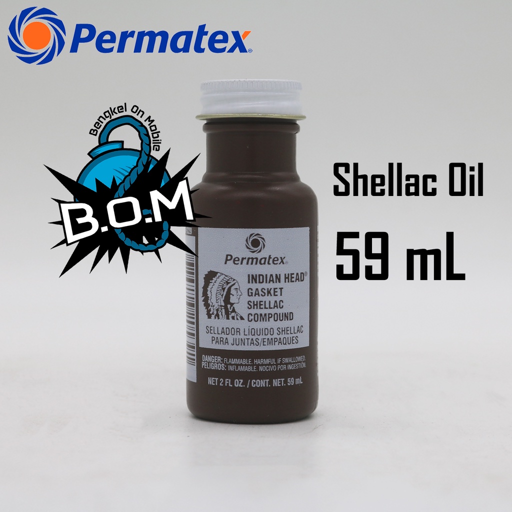 Permatex Shellac Oil, economical gasket sealant, Permatex Indian Head