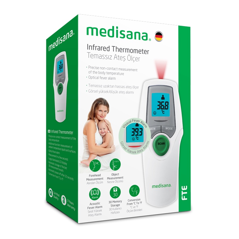 Medisana NonContact Infrared Thermometer FTE Shopee Malaysia