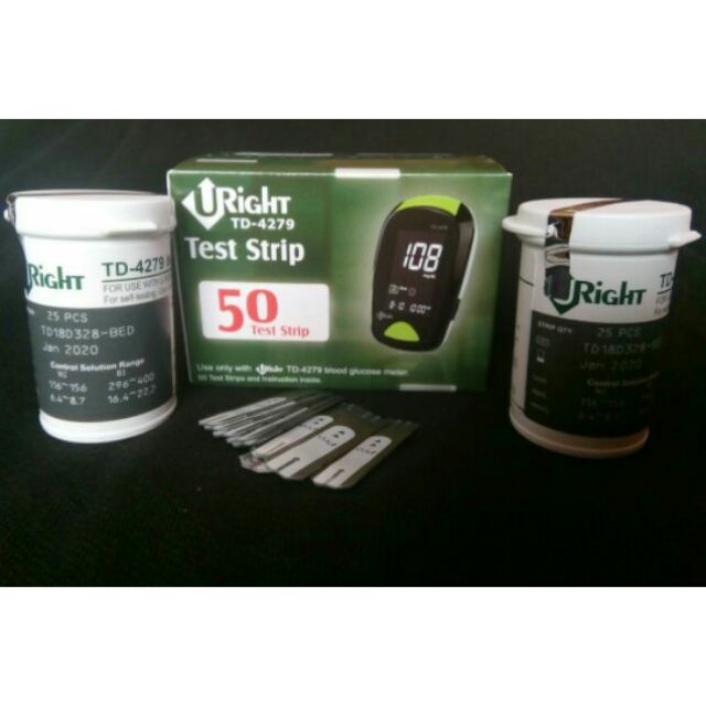 Test Strip (50 strips) for URIGHT Blood Glucose Monitor (Long